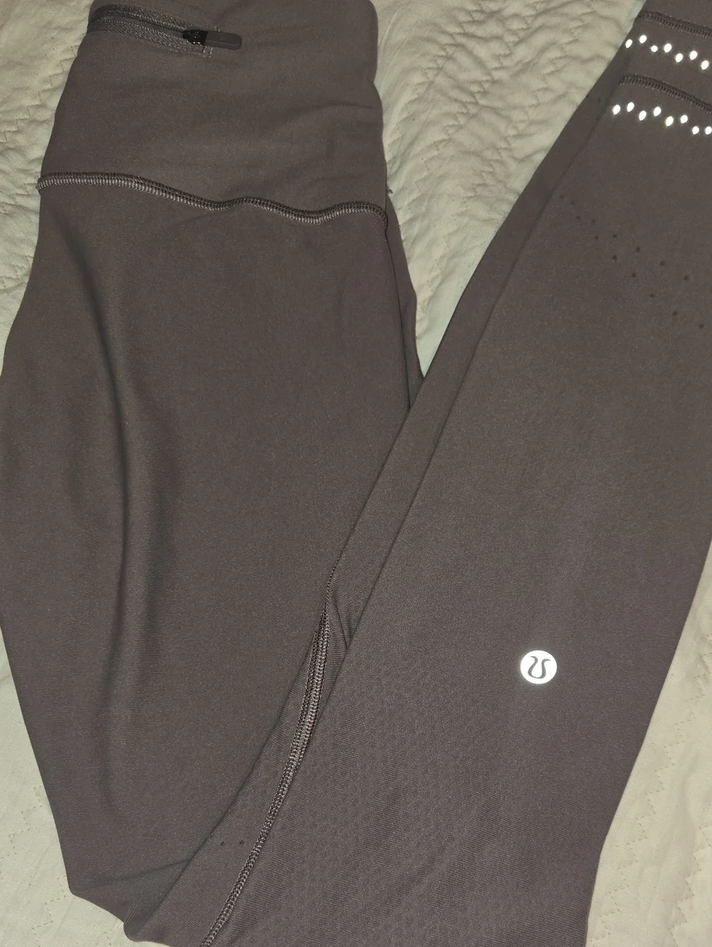 lululemon athletica Purple/taupe Undertone  High-Rise Reflective Leggings